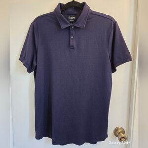 Cut's Men's Navy Polo Shirt, Size Large